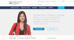 Desktop Screenshot of coquitlamcollege.com